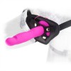 Aphrodisia Vibrating Strap On - 5 Inch Pink